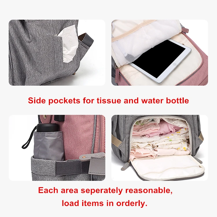 Новая сумка для подгузников мам Usb большой вместительный рюкзак беременных