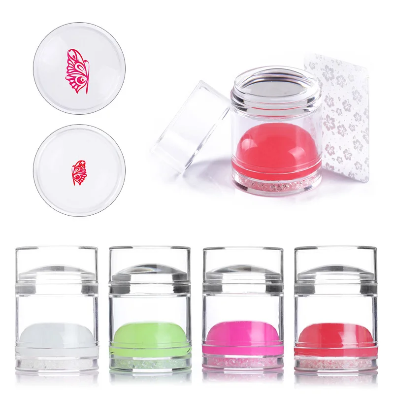 1 шт. штамп инструмент для дизайна ногтей двухсторонний конфеты цвет Ясно желе