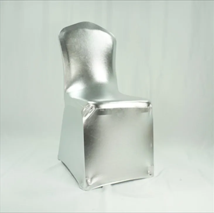 Металлический Золотой Серебряный Синий Красный Зеленый чехол на стул из