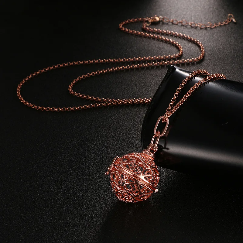 Мексика Chime ball Новое с сердцем винтажное ожерелье медальоном беременность для