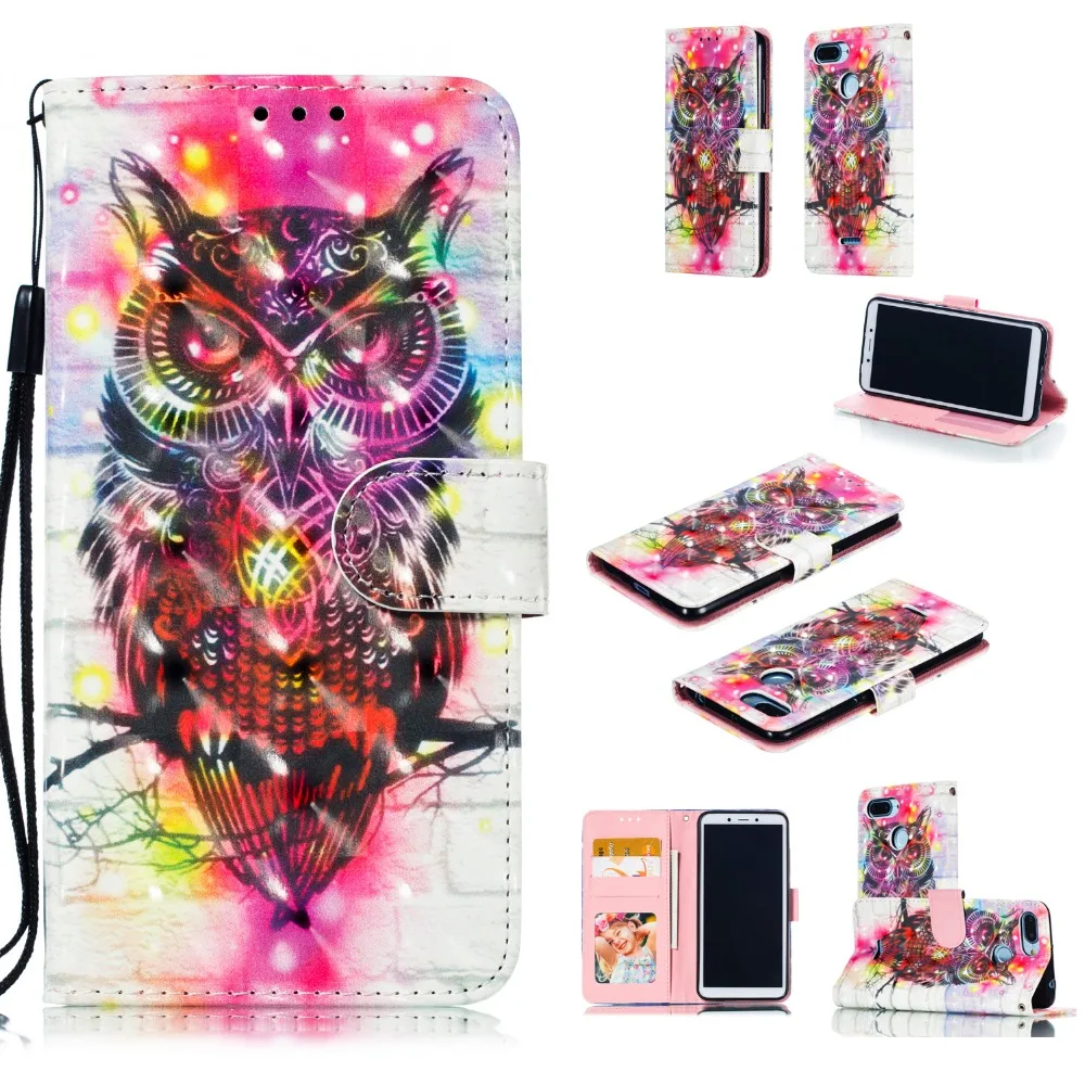 JMZWSTY Fashion Business style Cowhide Painted Leather Flip Wallet Cover Case For Xiaomi Redmi 6 6A Note 5 Series Magnetic | Мобильные
