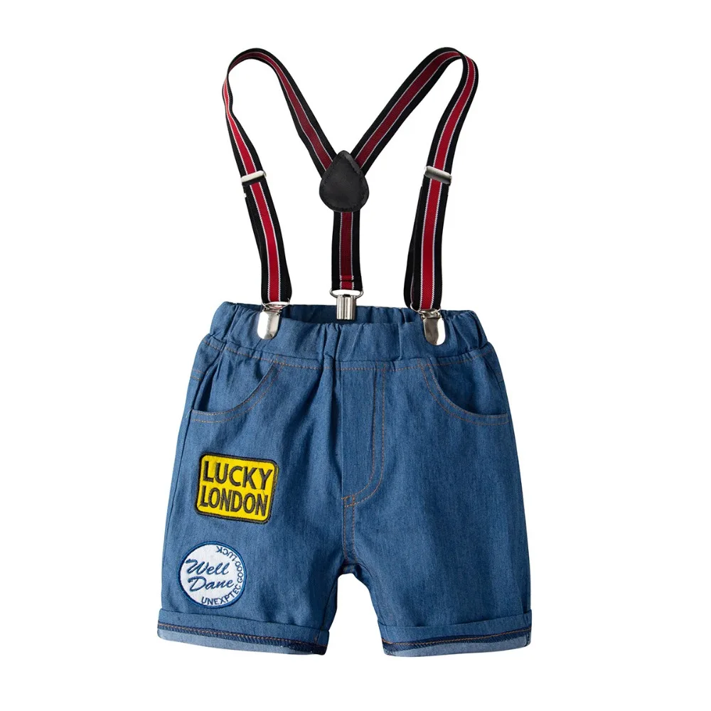 Комплект джентльменов из 2 предметов рубашка с длинным рукавом и джинсы на