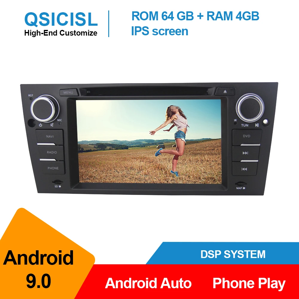 IPS 7 &quotAndroid 9 0 автомобильный Радио мультимедийный плеер для BMW E90 3 серии: (2005 2012)