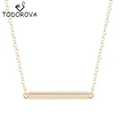 Женское прямое ожерелье до ключиц Todorova, простое ожерелье с кулоном, длинная цепочка, ювелирные изделия