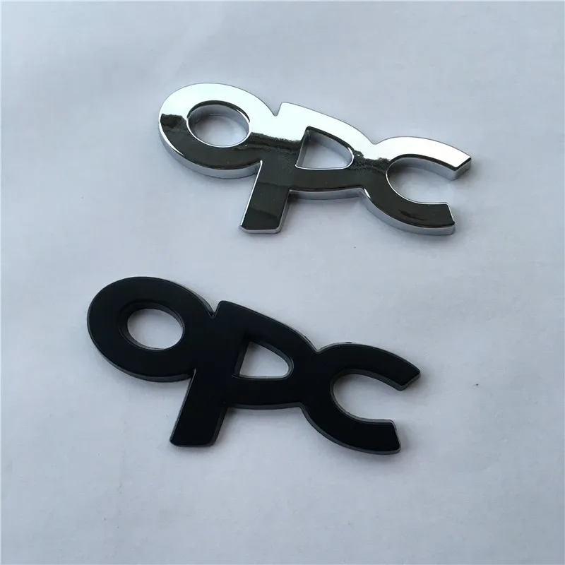 1X OPC хром черный металлический значок наклейка Аксессуары для Opel Corsa Meriva Zafira Astra