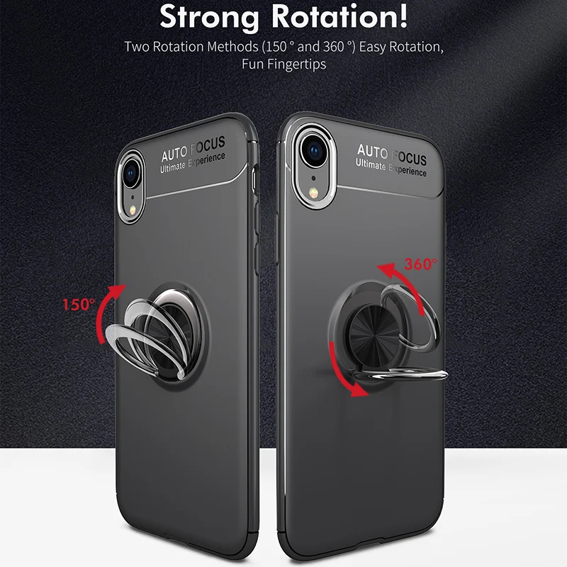 Чехол Toraise для iPhone XS Max автомобильный держатель магнитный кронштейн кольцо на