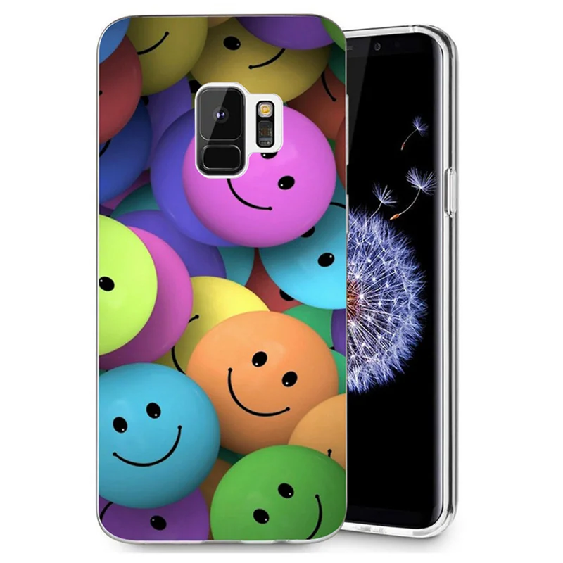 Для Samsung Galaxy S9 S9Plus S8 Plus S7 edge Note 8 J500 J720 A3 A5 2016 2017 TPU цветной чехол с изображением неба