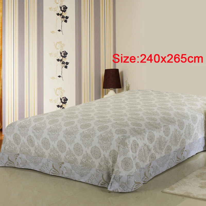 DecorUhome хлопок простыни текстильные постельные принадлежности для дома Покрывало плоский лист цветочный узор в полоску простыни мягкие теплые простыни