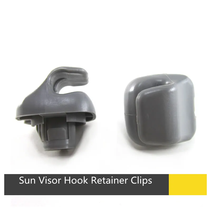2 шт. серый солнцезащитный козырек крюк фиксаторы чехол для Honda A ccord гражданского