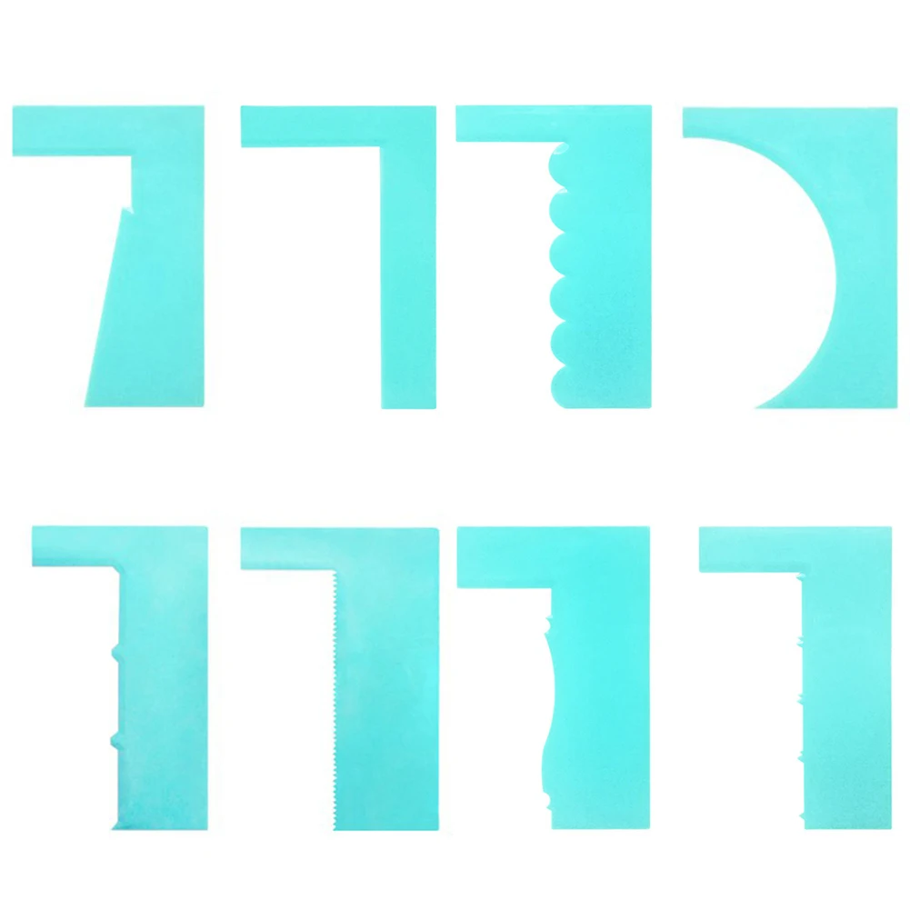 Кухонный торт Кондитерская форма пластиковый скребок для помадной массы мусс