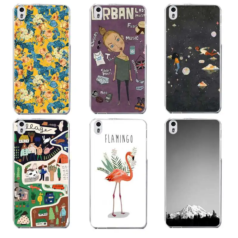 Flamingo Soft Clear TPU Phone Case For HTC D820 M8 M9 A9 Flower Cute Silicone Printed Shell Girl CoqueCover Free Shipping | Мобильные