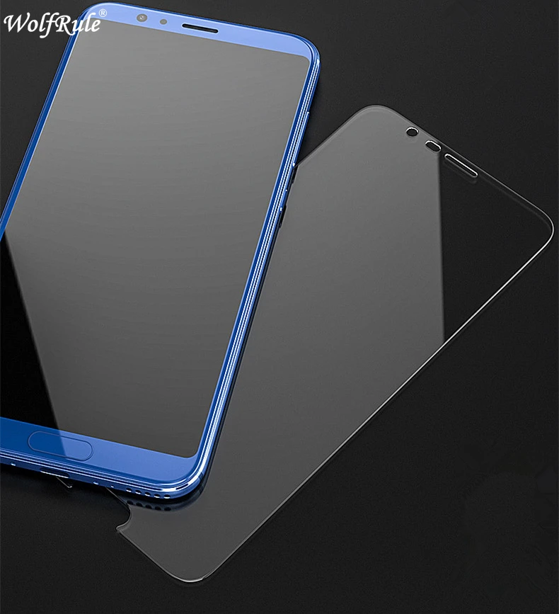 2 piezas de vidrio Huawei Honor V10 Protector de pantalla de vidrio templado para Huawei Honor V10 vidrio Honor V10 V 10 Pel&iacute;cula endurecida WolfRule-0