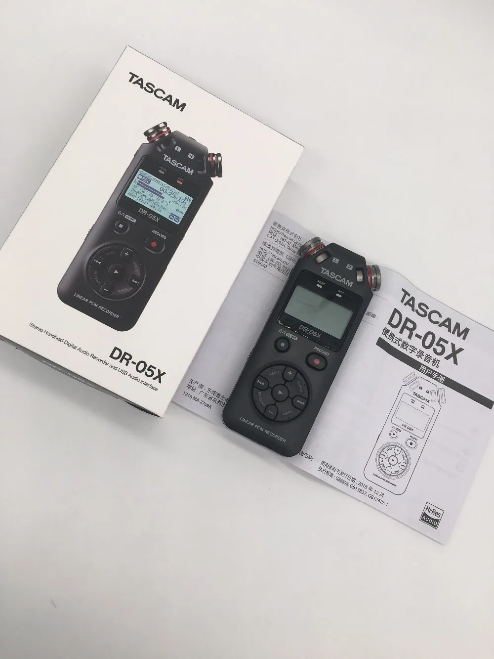 TASCAM DR-05X Портативный цифровой диктофон Запись интервью MP3 HD шумоподавление запись ручка USB аудио интерфейс