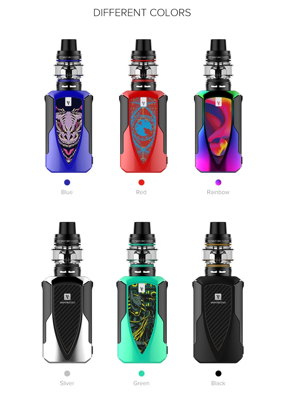 Комплект для ТАРО Vaporesso, электронная сигарета с 2500 мАч, 2 мл или 4,5 мл, NRG SE, бак, 0,002 s, Скорость Стрельбы