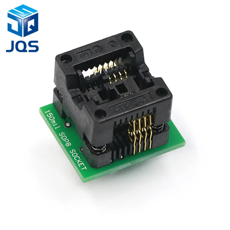 SWOP8 to DIP8 150mil CH341A 24 25 серии EEPROM флэш-память биос USB программист модуль+ SOIC8 SOP8 тестовый зажим для EEPROM 93CXX/25CXX/24CXX - Цвет: SWOP8 to DIP8 150mil
