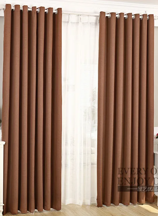 LS-CL111 льняные шторы для гостиной спальни | Дом и сад