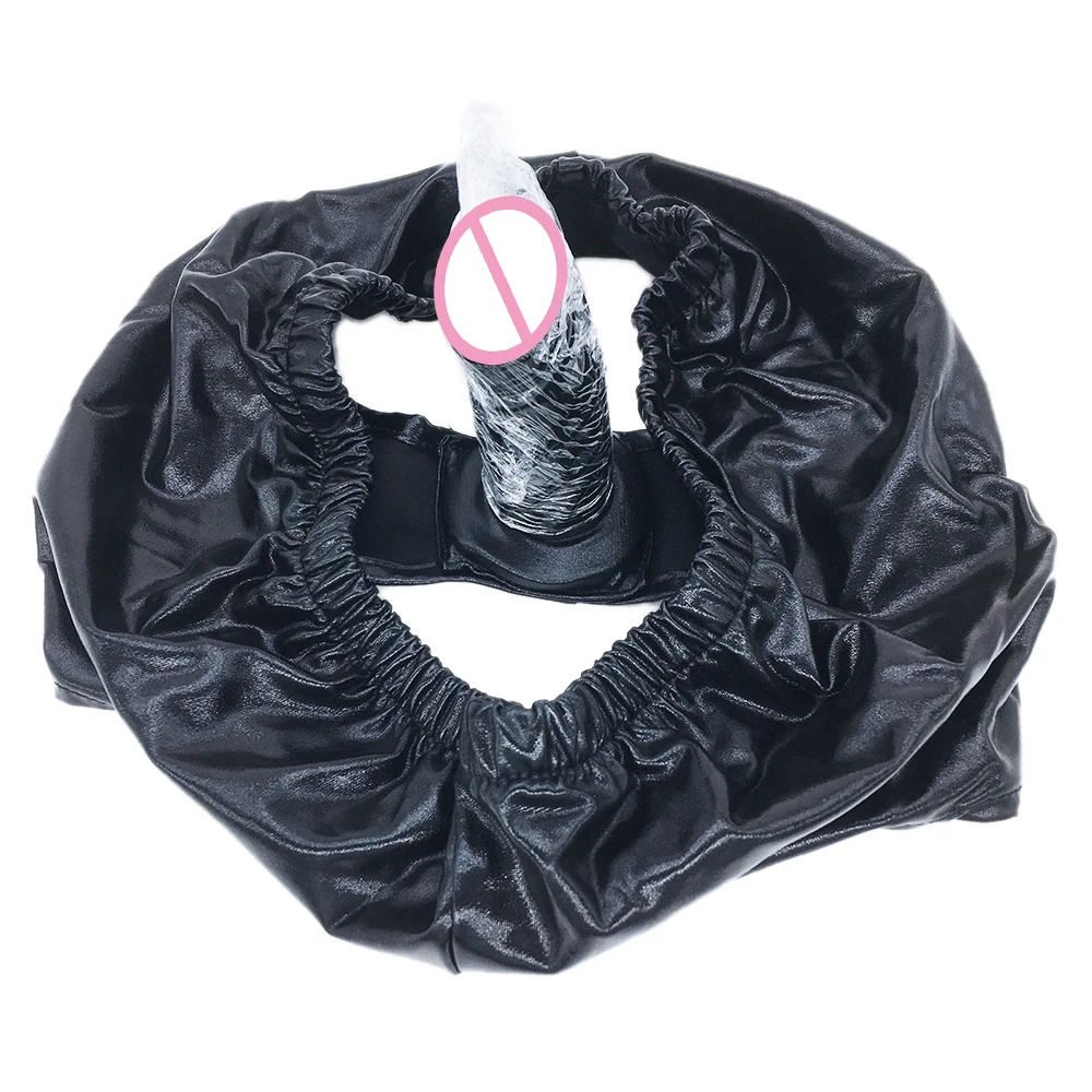 Реалистичный фаллоимитатор из искусственной кожи 9 5*3 см женский пояс верности