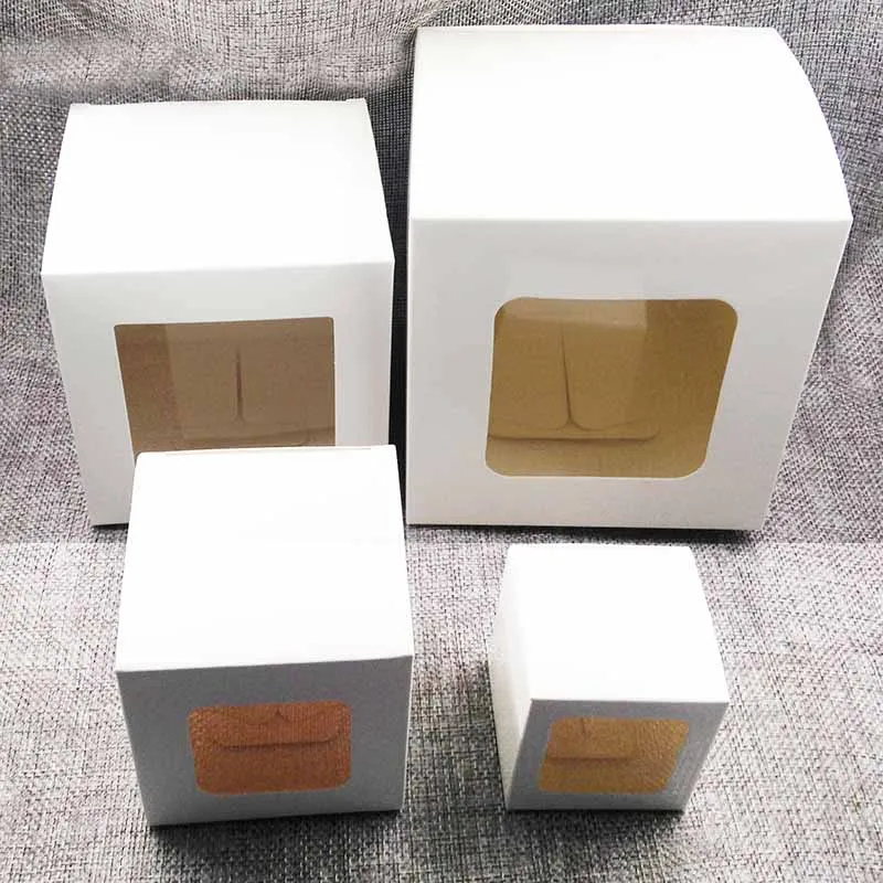 Белая Подарочная коробка ювелирные изделия серьги браслет кольцо подарочные