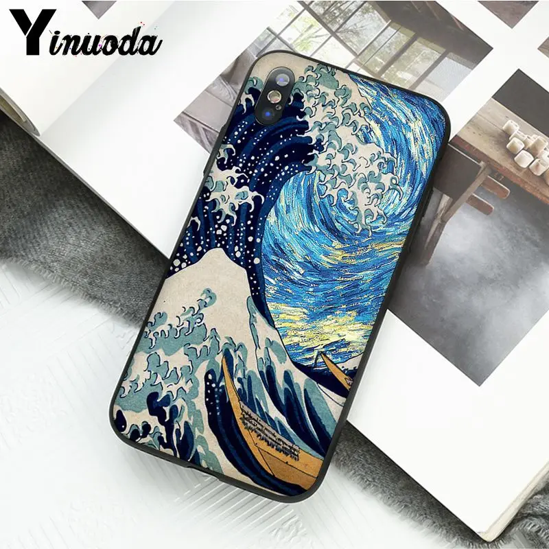 Чехол для телефона Hokusai Great Wave iphone 12 11 Pro Max 8 7 6 6S 6Plus X XS MAX 5 5S SE XR чехол | Мобильные