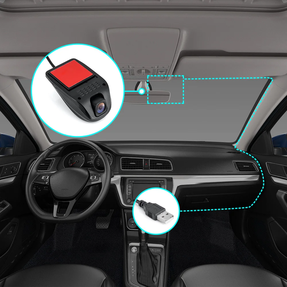 регистратор Автомобильный видеорегистратор Dash Cam USB камера Мини Портативный