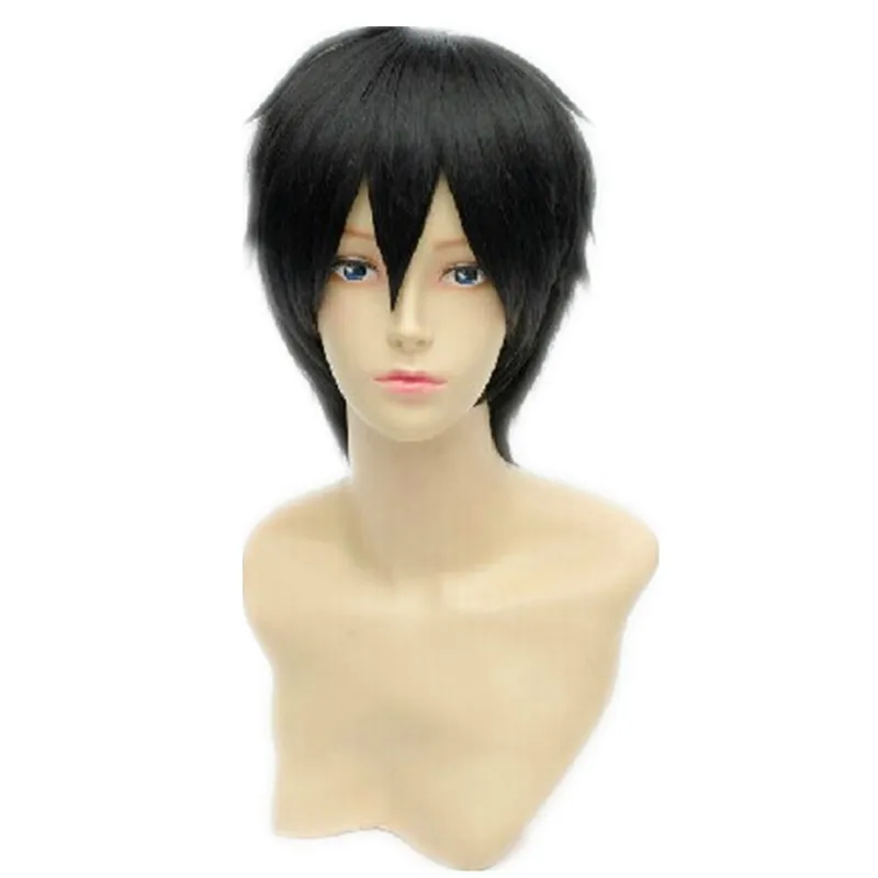 Only Wig Необычный костюм для косплея, новинка, черное пальто для взрослых, куртка Durarara Izaya Orihara, толстовки, топ, футболка и штаны, унисекс, для мужчин, для женщин - Цвет: Only Wig