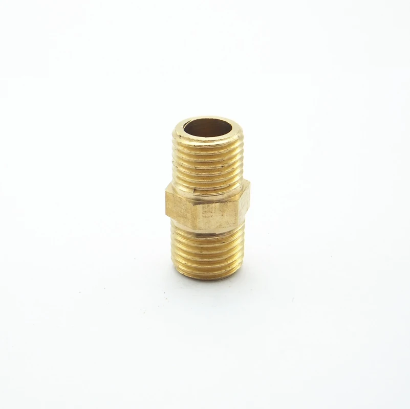 Резьбовое соединение 1/4 &quotBSP Male x M14 * 1 5 шестигранный латунный Адаптер для труб