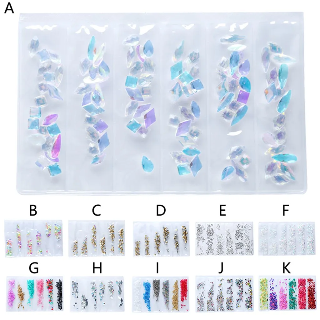 Fashion Giltter Women Nail Art Accessory Ornaments New Stickers DIY Decoration Metal Beauty Lady For | Красота и здоровье