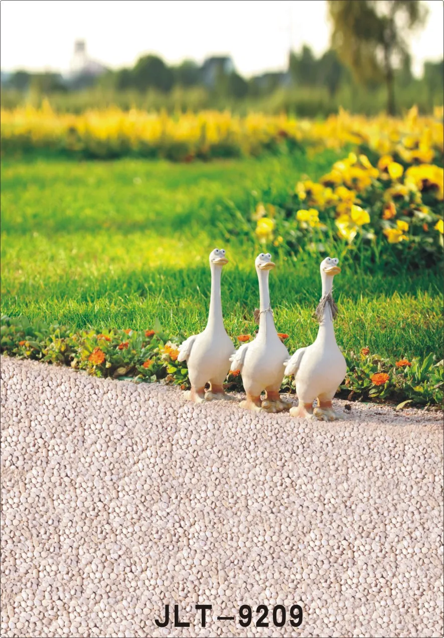 Детский размытый зеленый трава желтый цветок фотофоны маленький камень