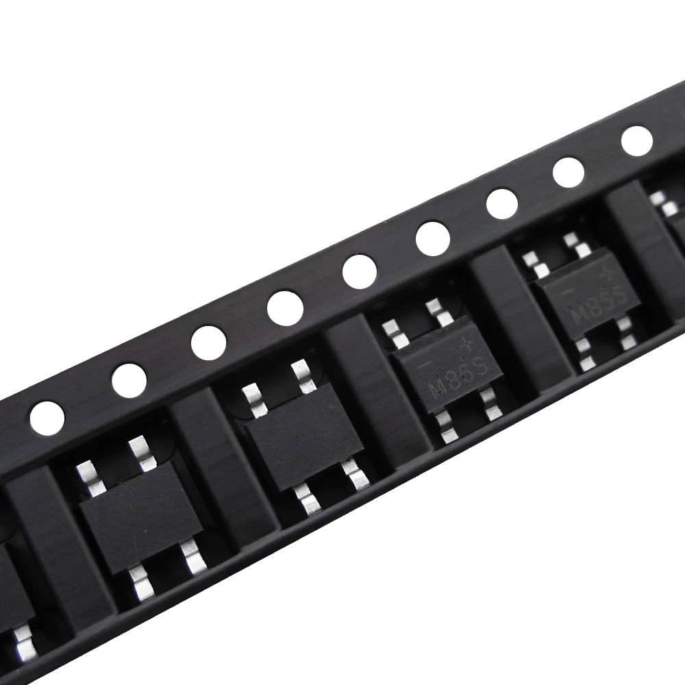100 шт. SMD MB6S 0.5A 600V однофазный диодный выпрямительный мост SOP-4 | Электроника
