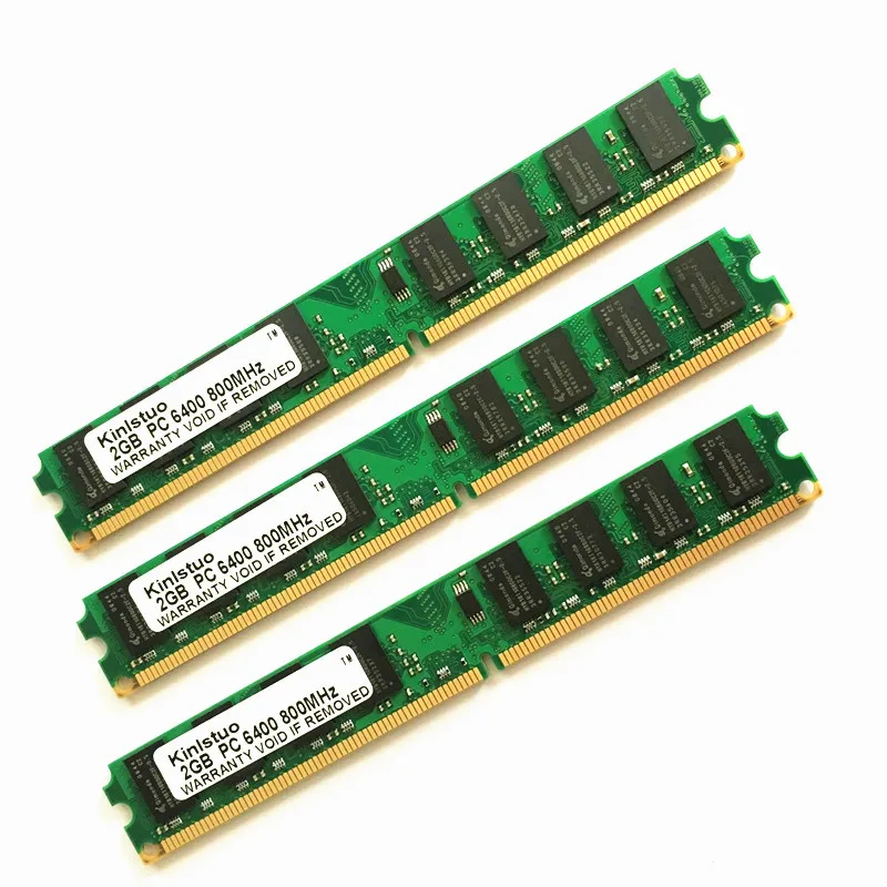 Kinlstuo 4GB(2pcsX2GB) DDR2 2GB Ram 800Mhz PC2-6400U 240Pin 1.8V CL6 Desktop Memory | Компьютеры и офис