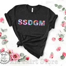 SSDGM футболка с цветочным принтом и оставайтесь сексуальными