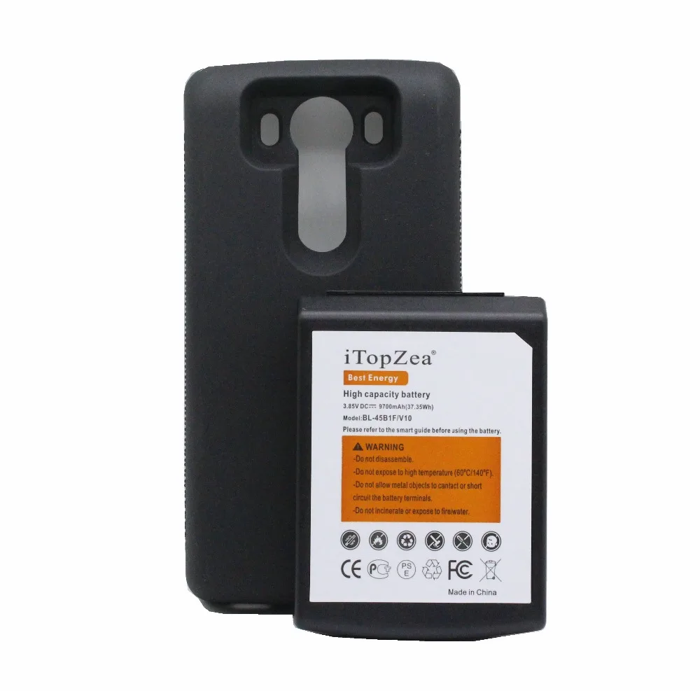 1x9700 мА/ч BL 45B1F на Батарея с ТПУ чехол для LG V10 BAK 110 F600 H901 VS990 H960A H968 LS992 H961N H900|Чехлы