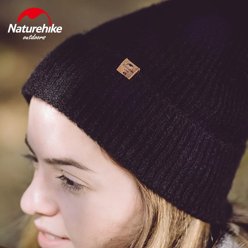 NatureHike зимние теплые спортивные шапки унисекс уличные шерстяные шапочки вязаная