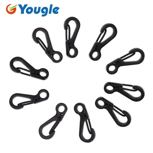 10 шт.лот EDC брелок Пружинные застежки скалолазание карабины кемпинг бутылки крючки Paracord пряжка аксессуары тактическое снаряжение для выживания