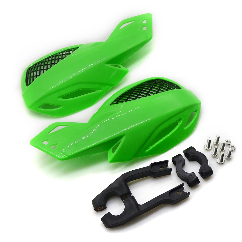 Зеленый Dirt bike мотоцикл 7/8 ''22мм руль тормоза ручной предохранитель для Kawasaki KX KLX KFX KDX 65 80 85 125 250 250F 450F 450R 150S - Цвет: Зеленый