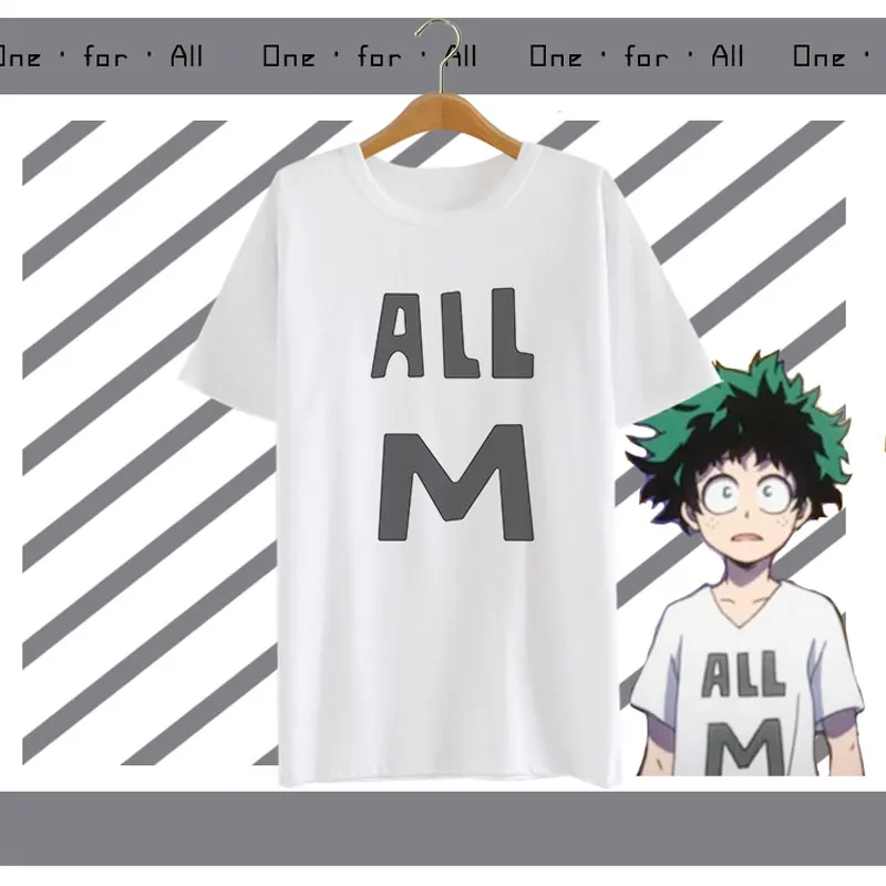 

Футболка Boku no Hero Academia, новые летние модные топы с короткими рукавами, футболки в стиле аниме
