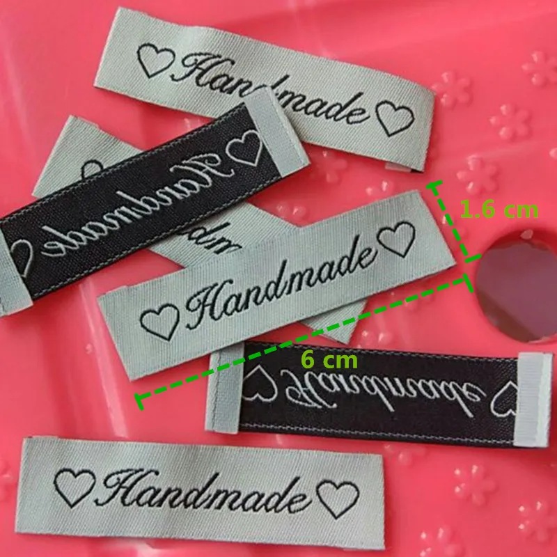 20 шт в наличии распродажа ручной работы с любовью полиэфирная ткань тканые