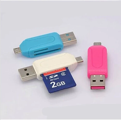 2 в 1 USB OTG кардридер универсальный для Micro | Компьютеры и офис