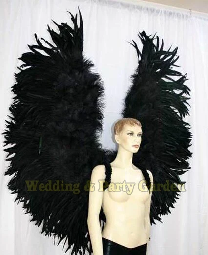 

NEW Arrival Black Devil angel wings Cosplay shooting display props stage Bar decoration Fashion accessories EMS Free shipping