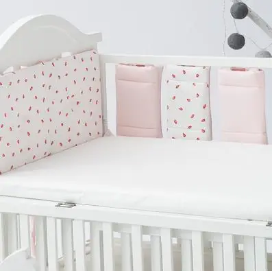 11pcs 11 шт./компл. для детской кроватки, хлопковые мягкие кроватки анти-столкновения новорожденных Разделение покрывало для кровати детские бампер Постельное белье младенческой номер Декор - Цвет: 11pcs