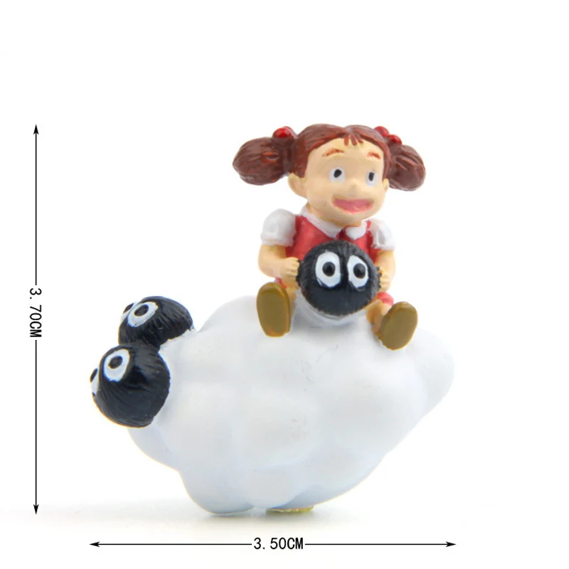 4 шт./лот чешуйчатые облака Тоторо Фигурки Новинка мой сосед ПВХ игрушки подарки