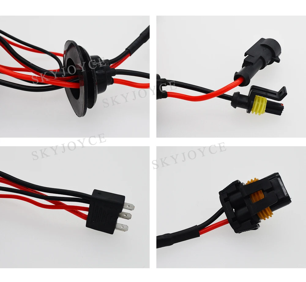 SKYJOYCE 1 пара высококачественных галогенных ламп 35 Вт 55 H15 HID 4300K 6000K 8000K H15L hidHalogen