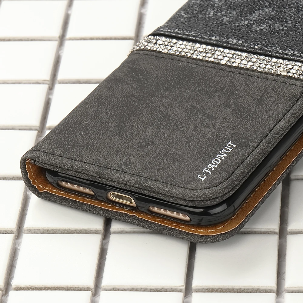 L-FADNUT для huawei P20 P30 mate 20 Lite Pro Чехол роскошный блестящий флип-кошелек кожаный чехол-держатель для huawei P10 P9 P8 Lite