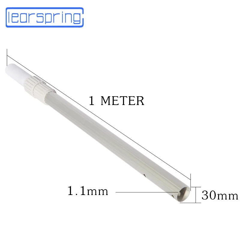 1M Telescopic Rod Вакуумная головка для бассейна Гибкая прочная щетка для бильярда оборудование для очистки подводного очистителя сточных вод аксессуары для бассейна - Цвет: 1M Telescopic Rod