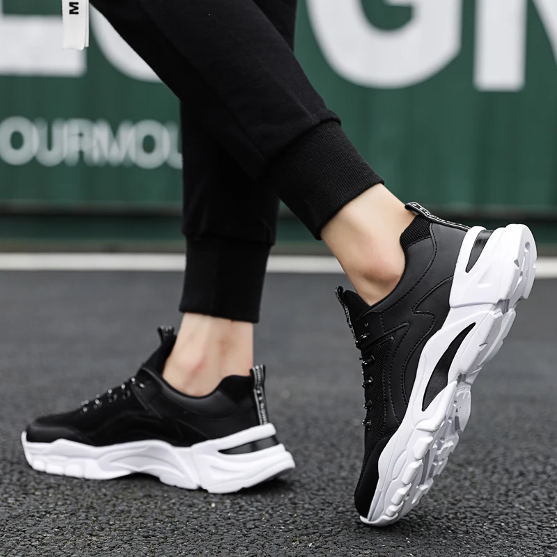 2019 Новая Летняя мужская обувь в Корейском стиле трендовые мужские кроссовки для