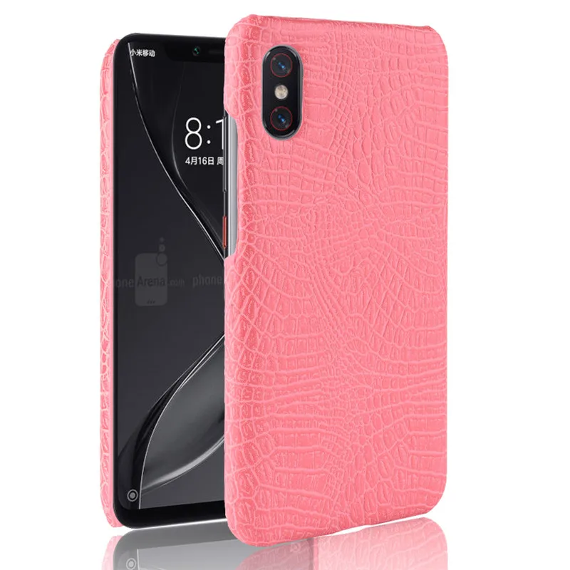 Xiaomi mi 8 Pro Чехол Xiao mi 8 Pro роскошный крокодиловый узор Обложка на заднюю панель из искусственной кожи чехол для телефона s для Xiaomi mi 8 Pro глобальная версия