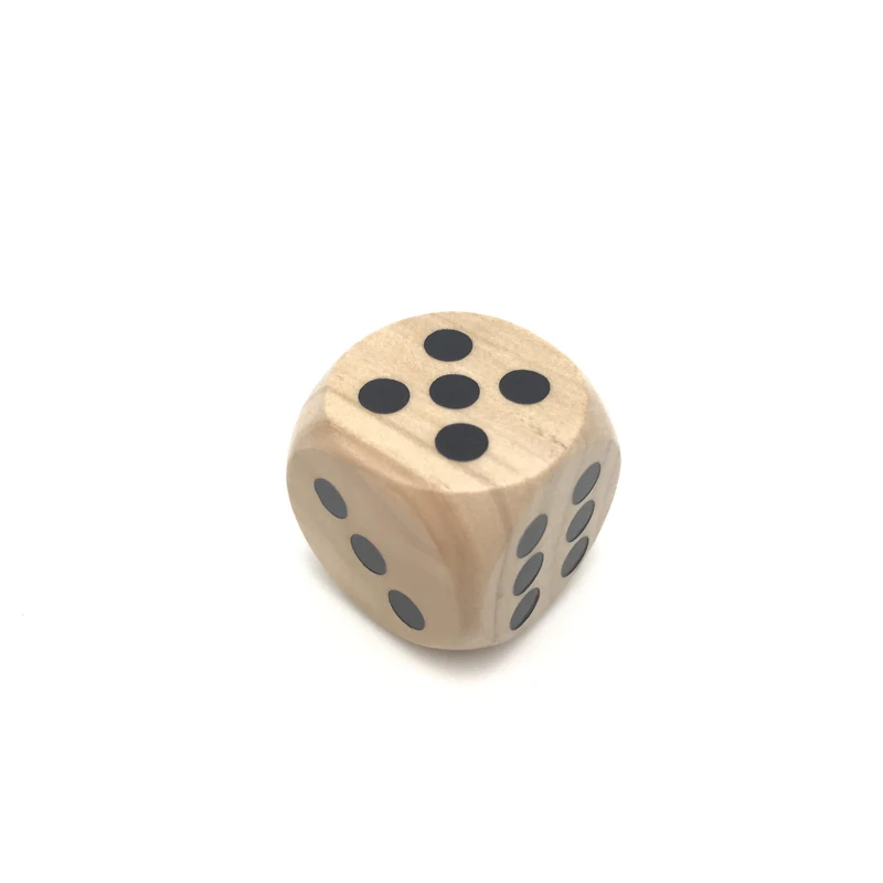 8 Pcs/Lots High quality 25mm Woodiness Drinking Dice Solid Wood Puzzle Children Interesting Teaching Set Wholesale qenueson|drinking dice|dice