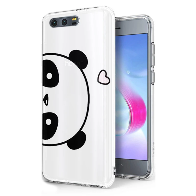 For Huawei P9lite/P8 Lite 2016 2017 Y5 II 2 Y5ii / Y6 Compact TPU Soft Butterfly panda Painted Desig Cover Fundas A032 |