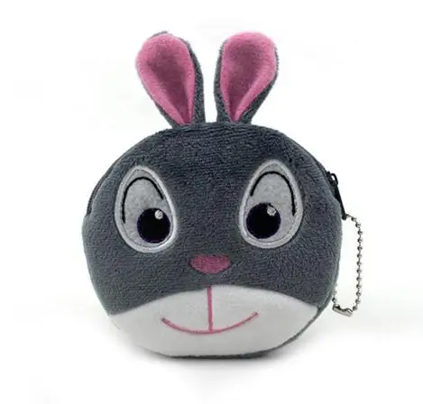 Милый плюшевый Кошелек M016 с рисунком животных лисы зайца медведя нулевой кошелек