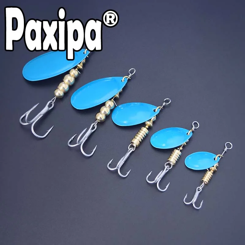 1 pc Spinner Bait Lure 1.4g to 14g Treble Hook Spoon Artificial Metal Fishing Bass Hard | Спорт и развлечения